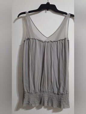 GUESS  Gray Sleeveless Top With Open Back